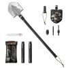 Survival Shovel 11 in 1 Camping Shovel Folding Multitool Portable Compact