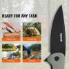 Folding Pocket Knife 3.5 in/8.8 cm D2 Steel Blade G10 Handle Pocket Clip