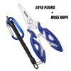 Multifunction Fishing Pliers Hook Picker Lost Rope Hanging Buckle Fishing Scissors Small Lure Fishing Supplies Tool Accessories